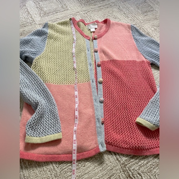 Christopher & Banks. Color block knit sweater 🩷 - Picture 6 of 8